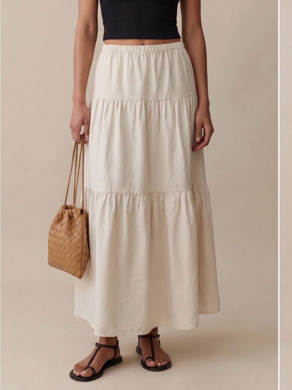 Few Moda Madalyn Maxi Skirt Linen